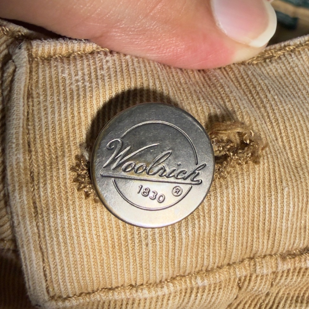 Woolrich Pants Mens 40x30 Tan Good Straight Leg Twill Workwear Outdoor Gorpcore - Picture 12 of 13